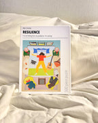 500 piece puzzle featuring someone resting in bed.